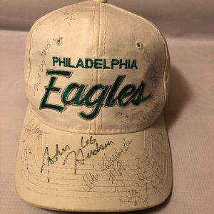 Vintage Sports Specialties NFL Philadelphia Eagles White Script Snapback Hat